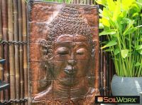 Buddha Face Fountain - Charcoal